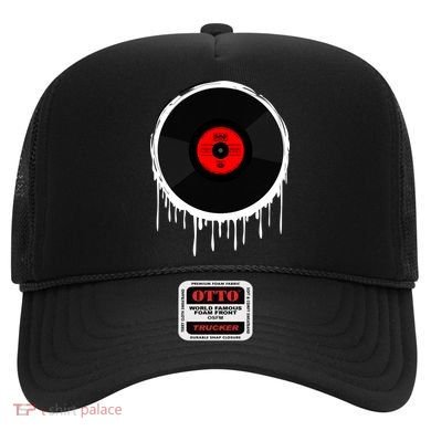 Dripping Vinyl Record Hat