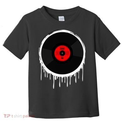 Dripping Vinyl Record Toddler T-Shirt