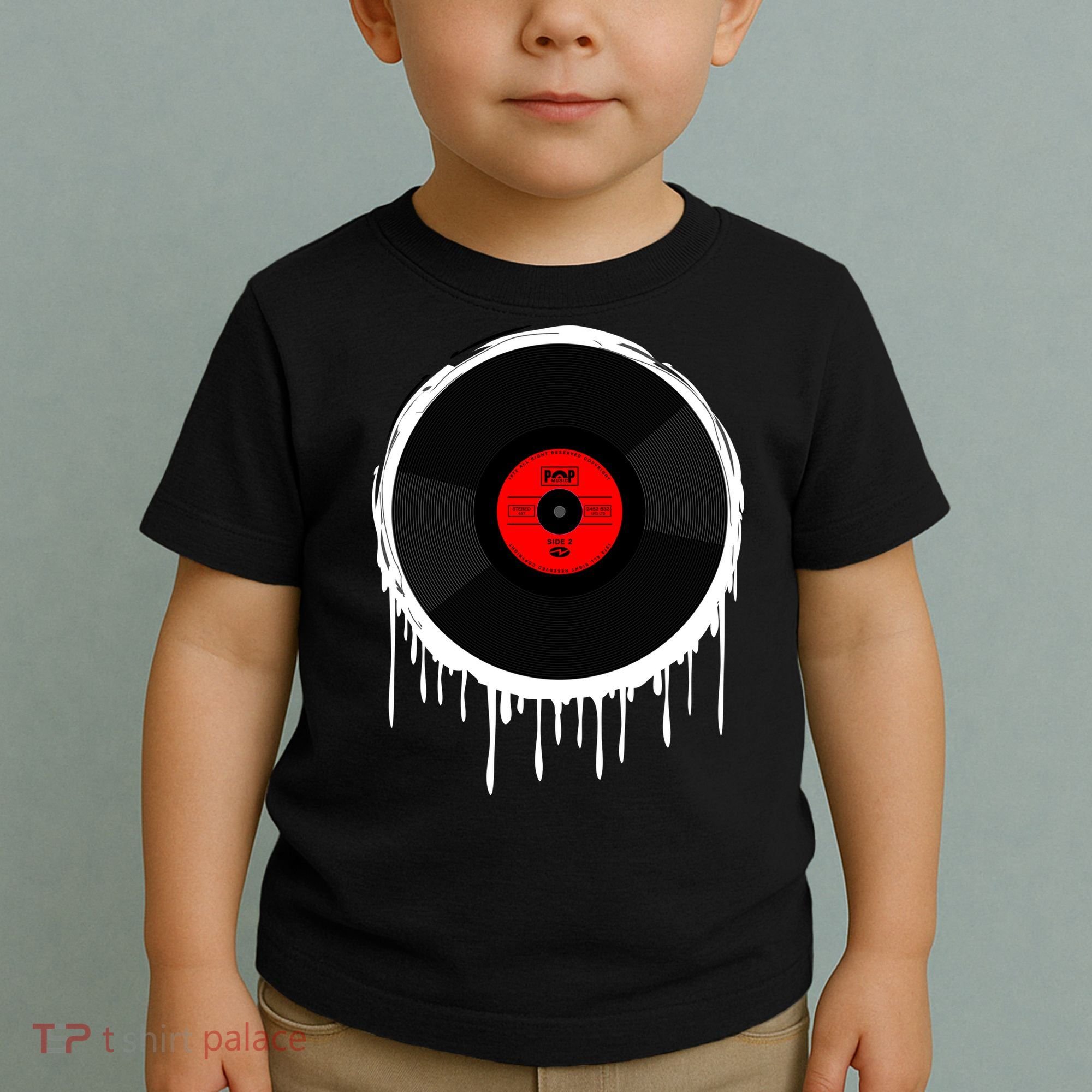 Dripping Vinyl Record Toddler T-Shirt