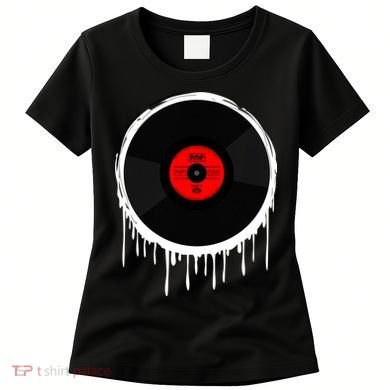 Dripping Vinyl Record Women's T-Shirt