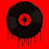 Dripping Vinyl Record Santa Hat thumb 1