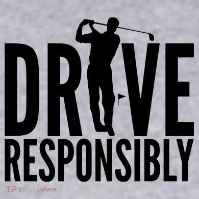 Drive Responsibly Golf Driver Women's Racerback Cropped Tank