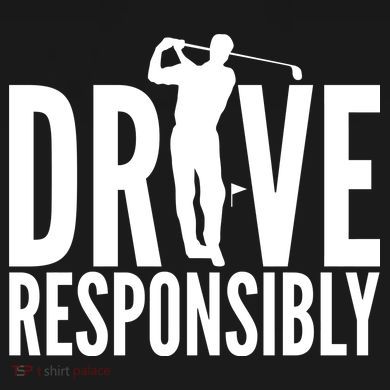 Drive Responsibly Golf Driver Flexfit Unipanel Trucker Cap