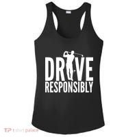 Drive Responsibly Golf Driver Ladies PosiCharge Competitor Racerback Tank thumb 0