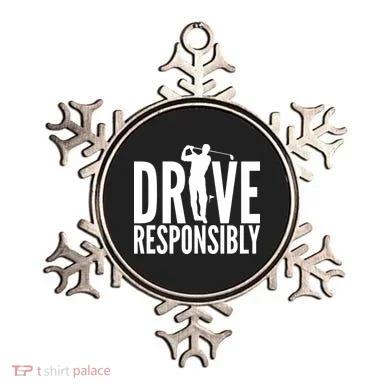 Drive Responsibly Golf Driver Ornament