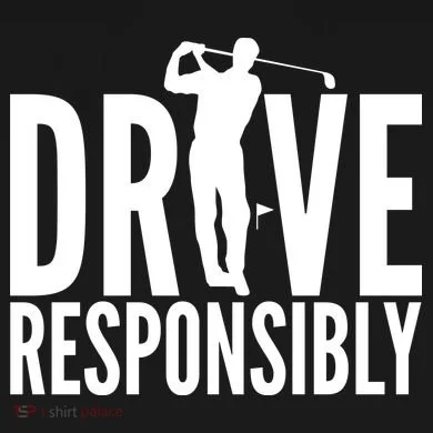 Drive Responsibly Golf Driver Ornament