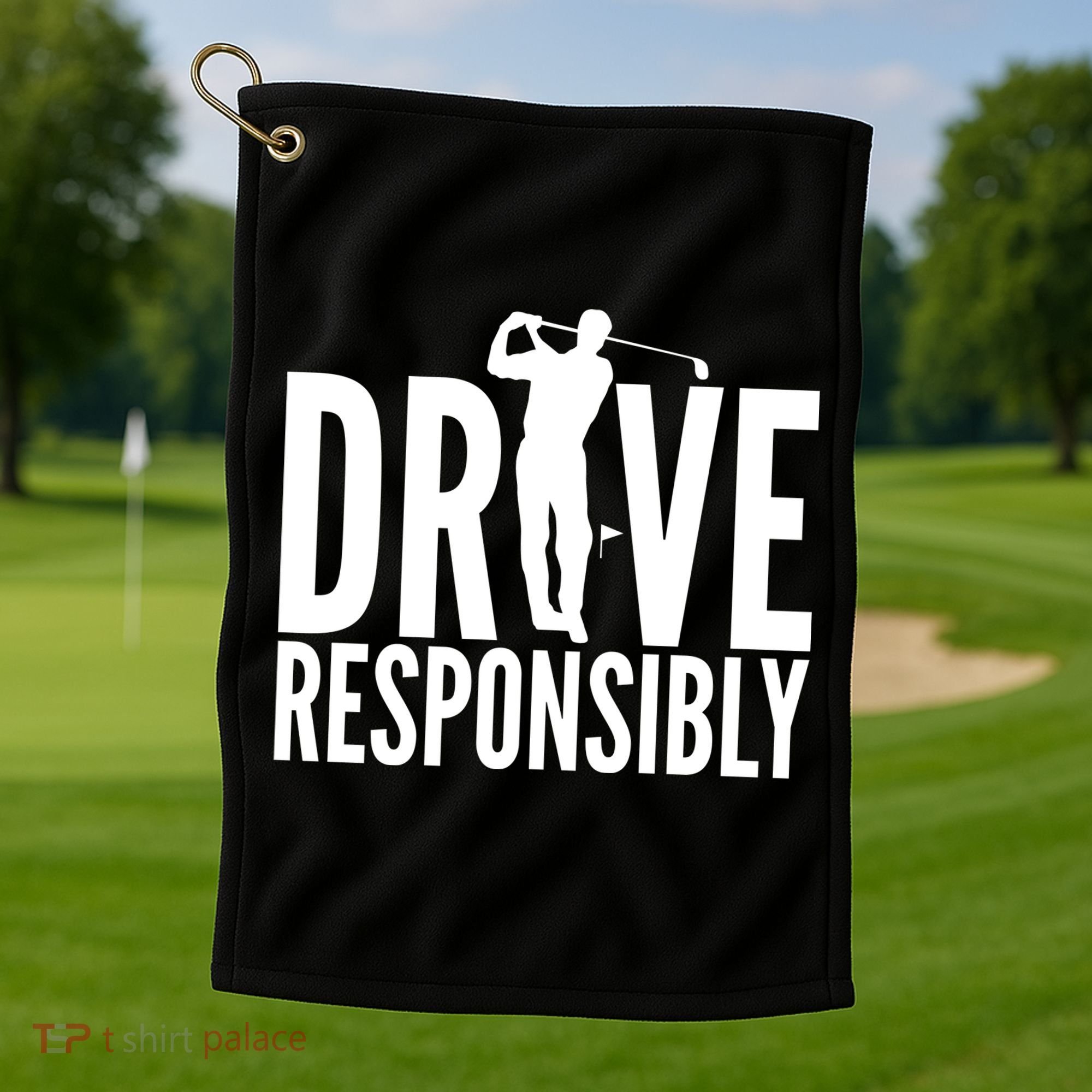 Drive Responsibly Golf Driver Golf Towel