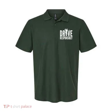 Drive Responsibly Golf Driver Polo