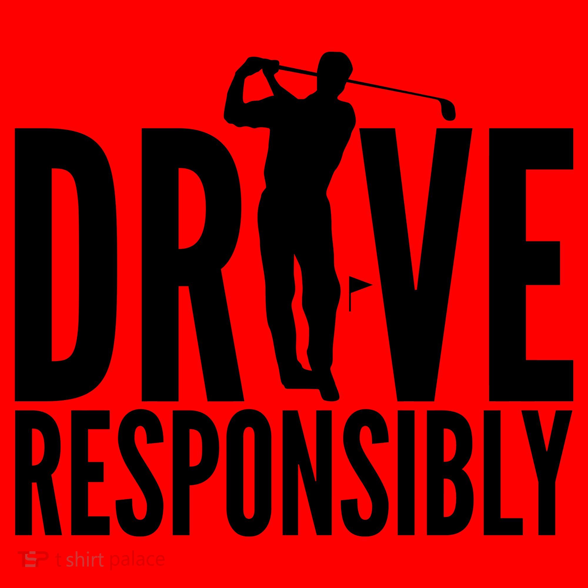 Drive Responsibly Golf Driver Santa Hat