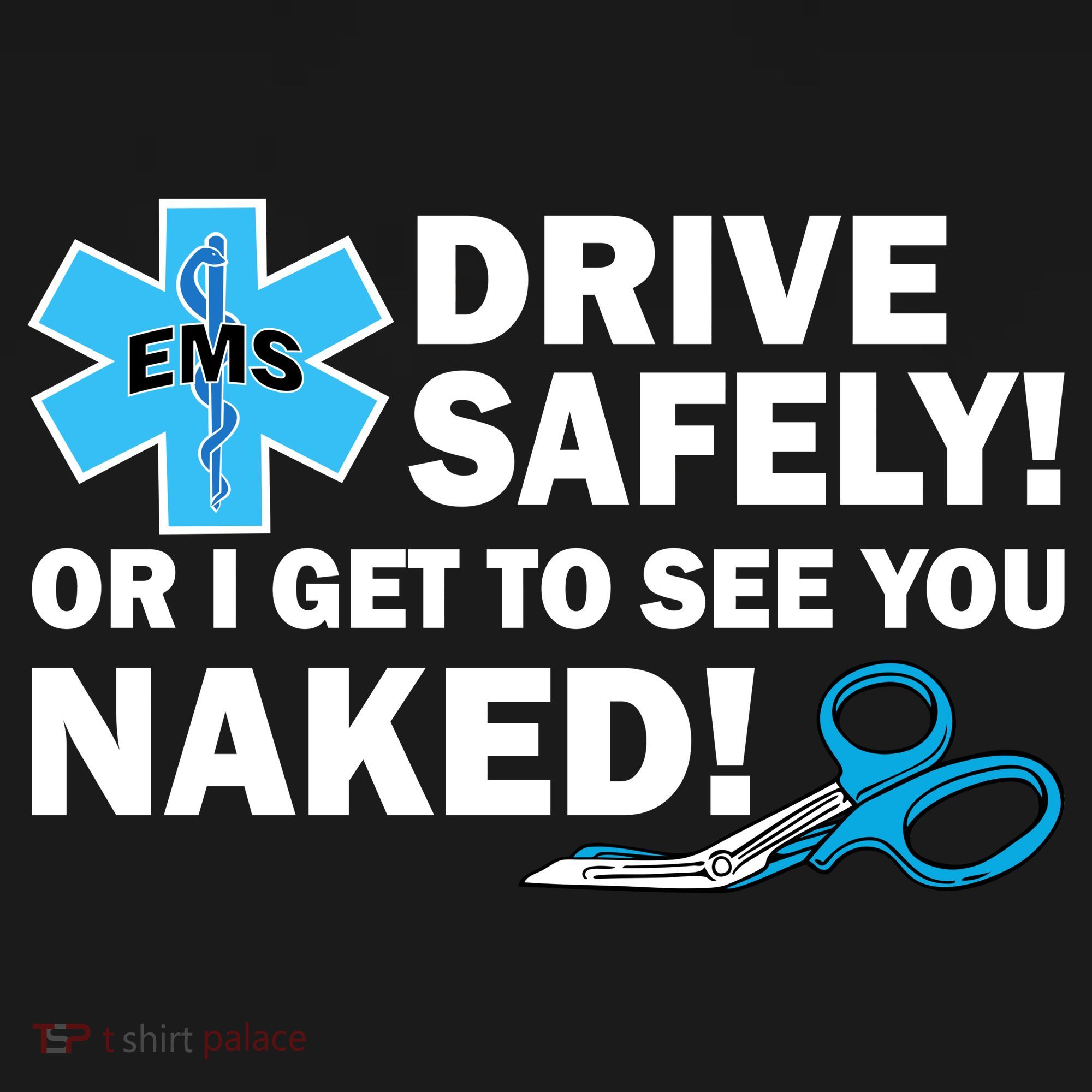 Drive Safely Or I Get To See You Naked EMS Ornament