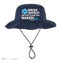 Drive Safely Or I Get To See You Naked EMS Bucket Hat thumb 0