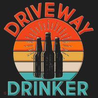 Driveway Drinker Retro Women's Sweatshirt thumb 2