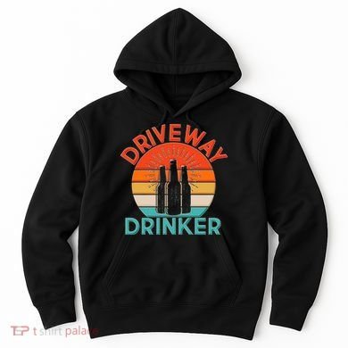 Driveway Drinker Retro Hoodie