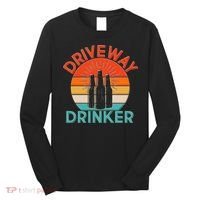 Driveway Drinker Retro Long Sleeve Shirt thumb 0