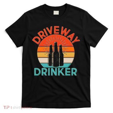 Driveway Drinker Retro T-Shirt