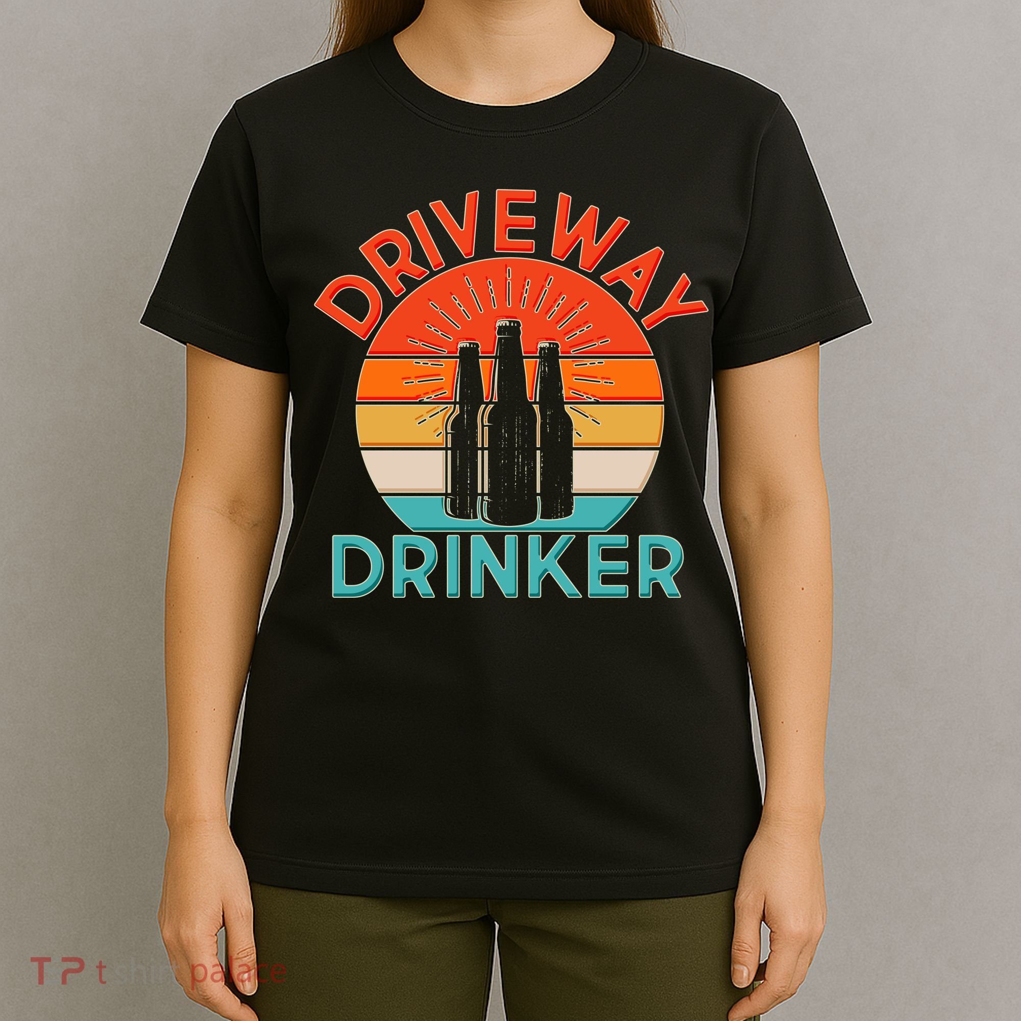 Driveway Drinker Retro T-Shirt