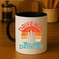 Driveway Drinker Retro Coffee Mug thumb 4