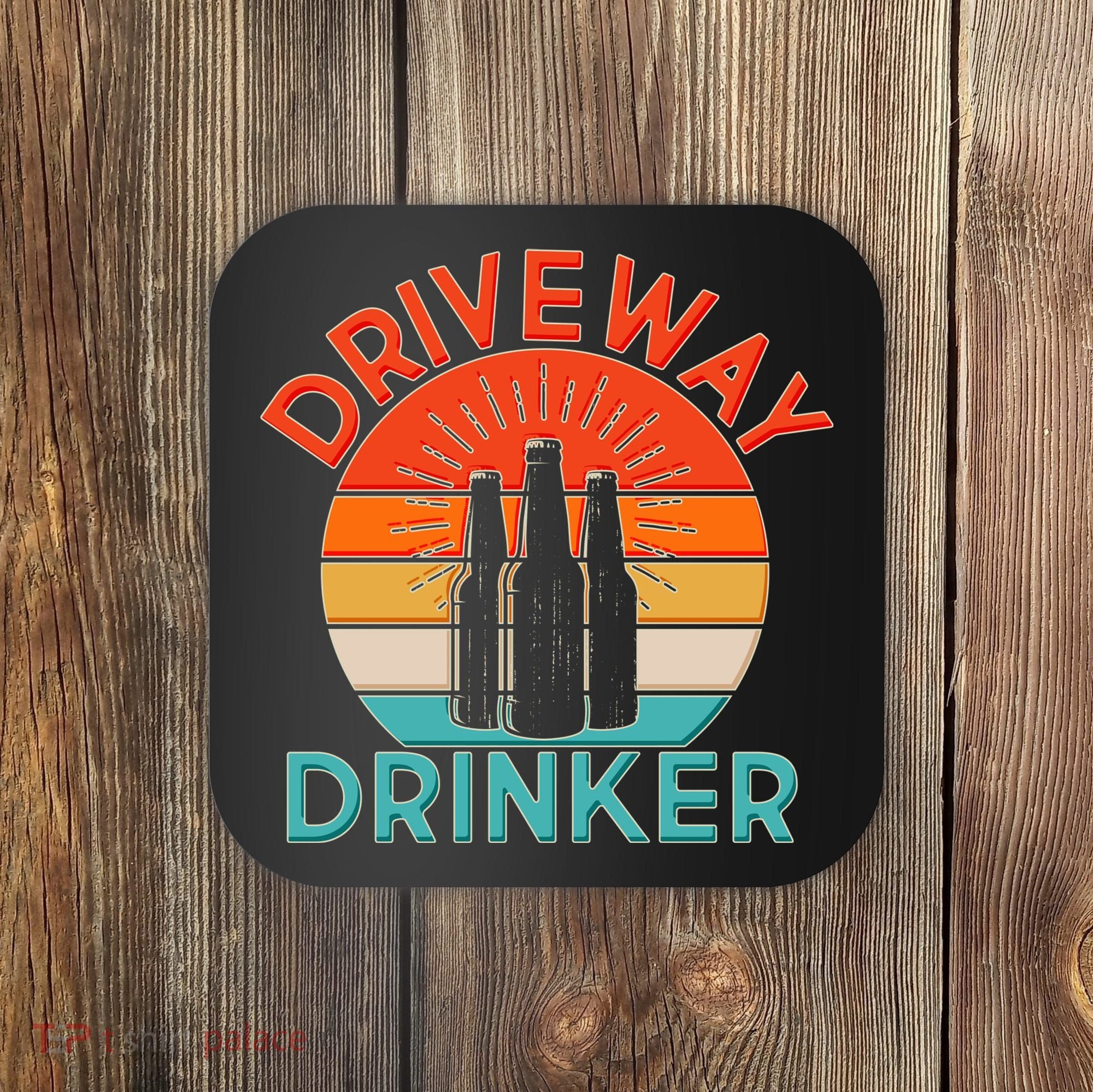 Driveway Drinker Retro Coaster