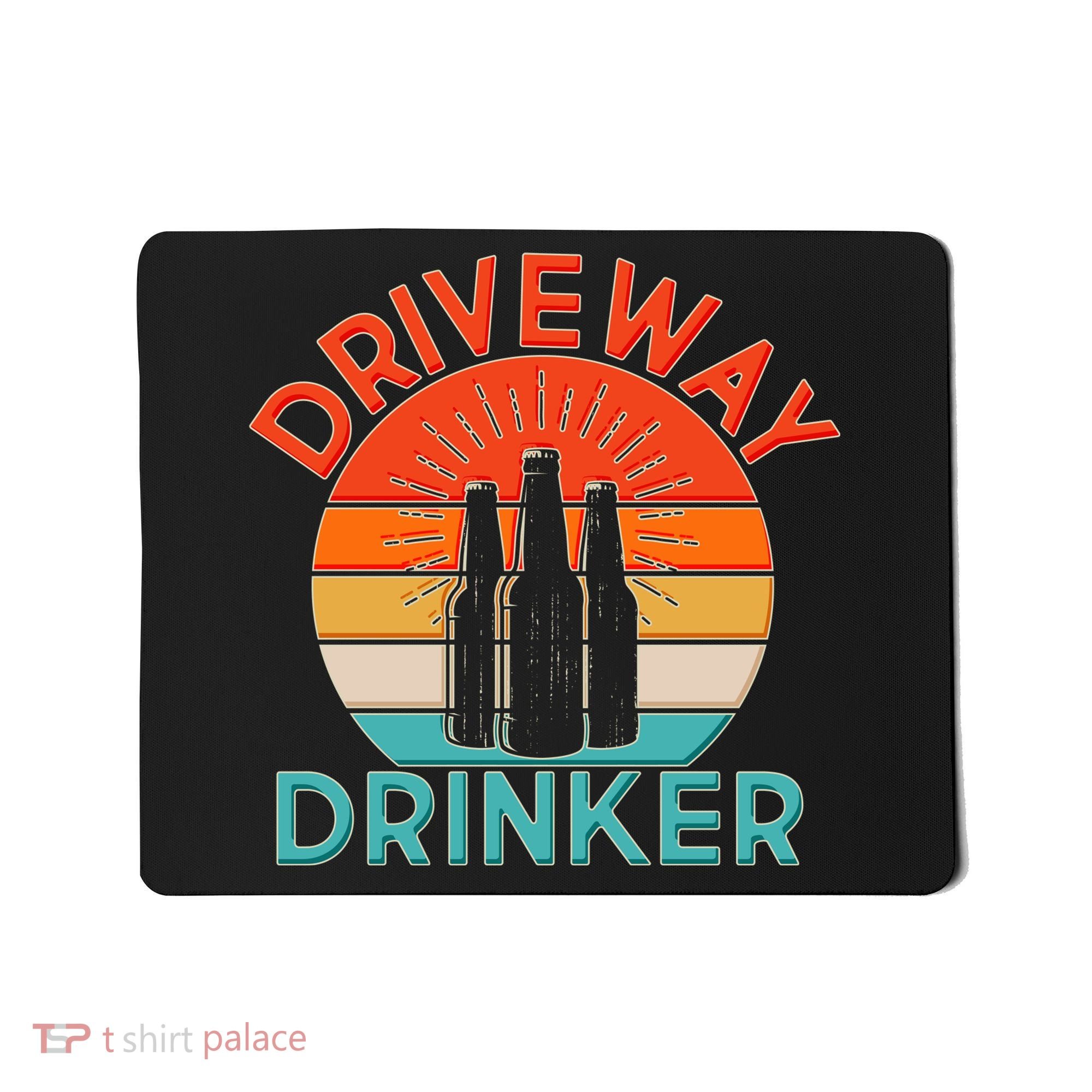 Driveway Drinker Retro Mousepad