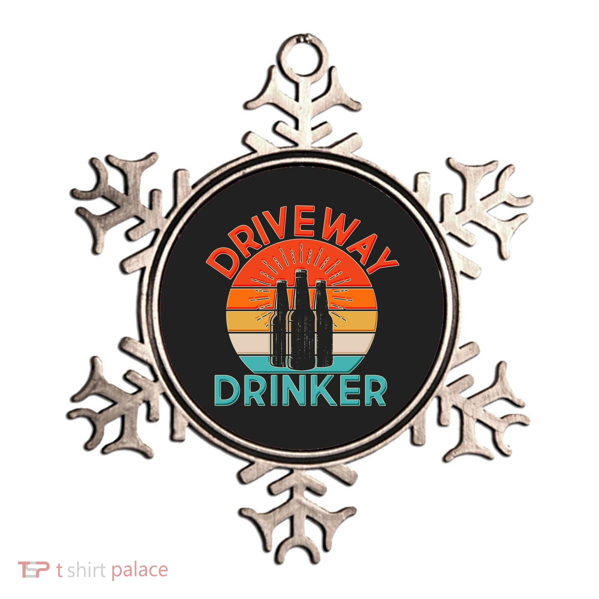 Driveway Drinker Retro Ornament