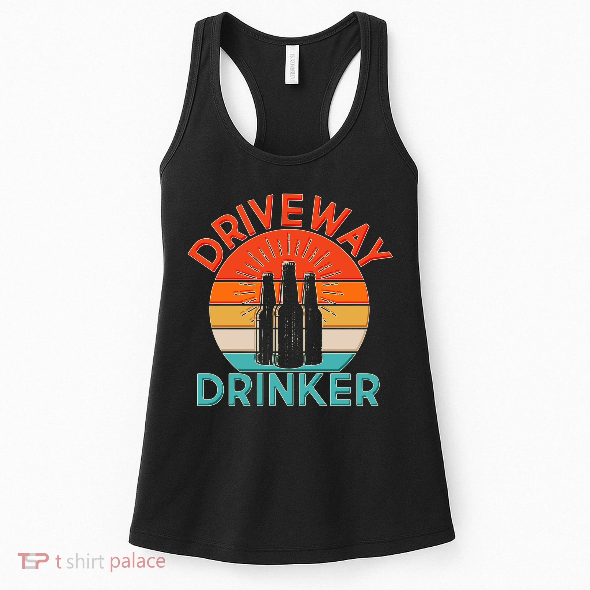 Driveway Drinker Retro Women's Tank Top