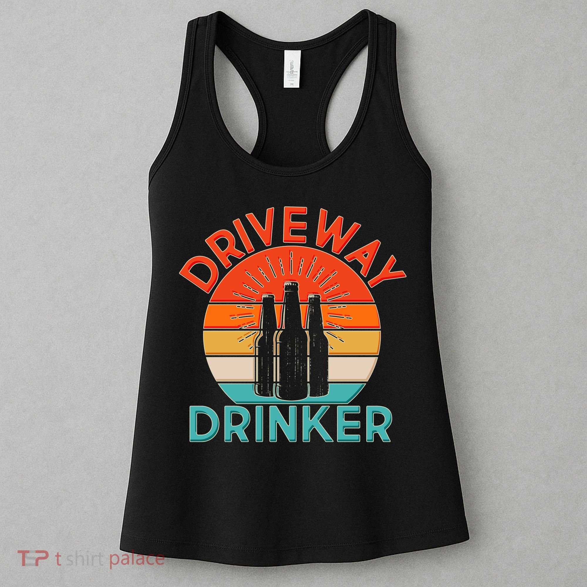 Driveway Drinker Retro Women's Tank Top
