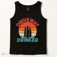 Driveway Drinker Retro Tank Top thumb 2
