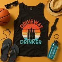 Driveway Drinker Retro Tank Top thumb 4