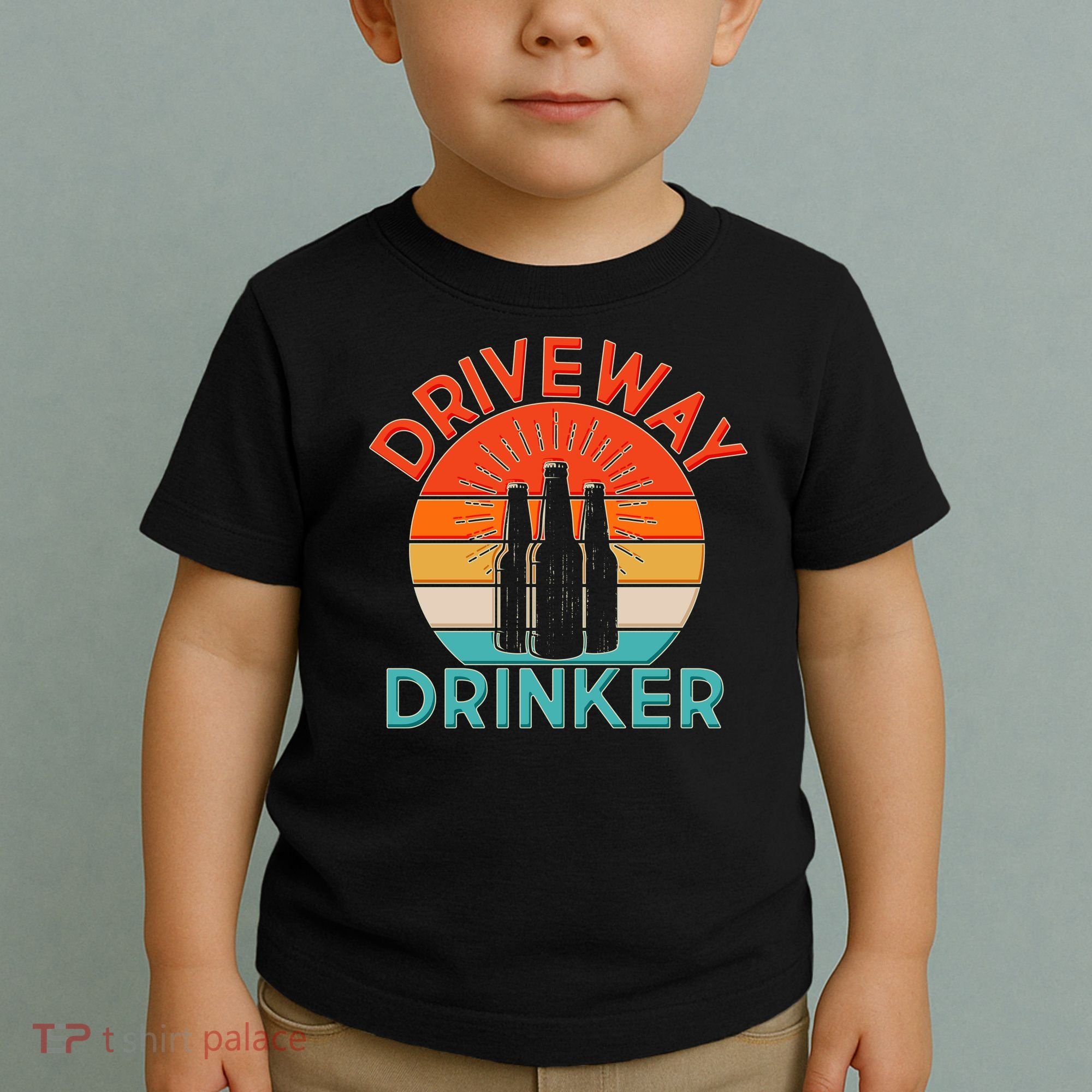 Driveway Drinker Retro Toddler T-Shirt