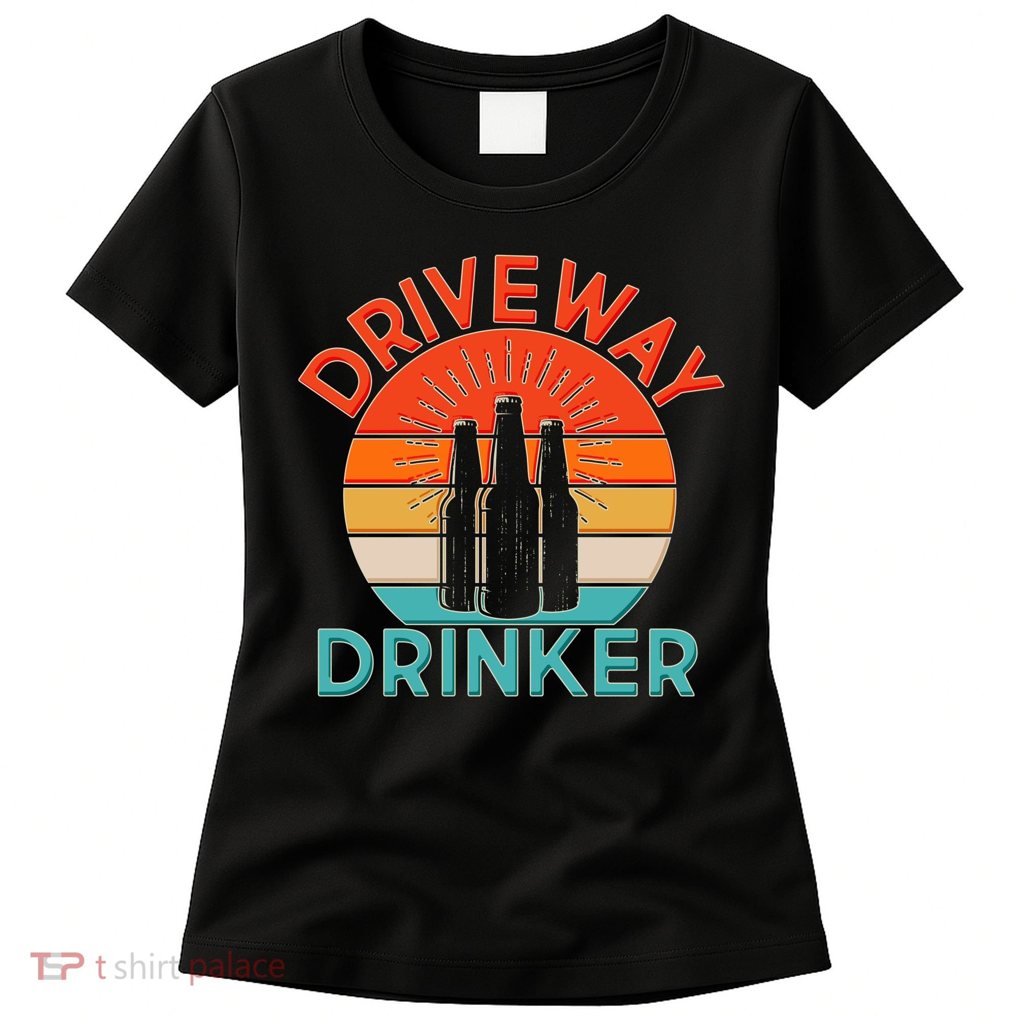Driveway Drinker Retro Women's T-Shirt