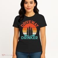 Driveway Drinker Retro Women's T-Shirt thumb 4