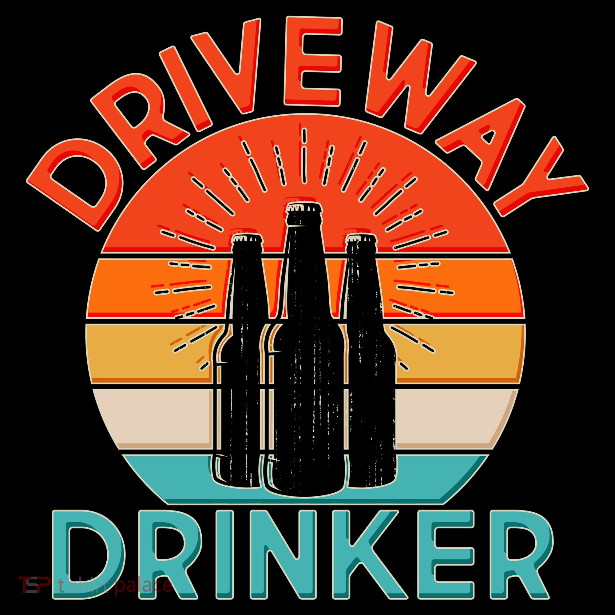 Driveway Drinker Retro Kids Sweatshirt