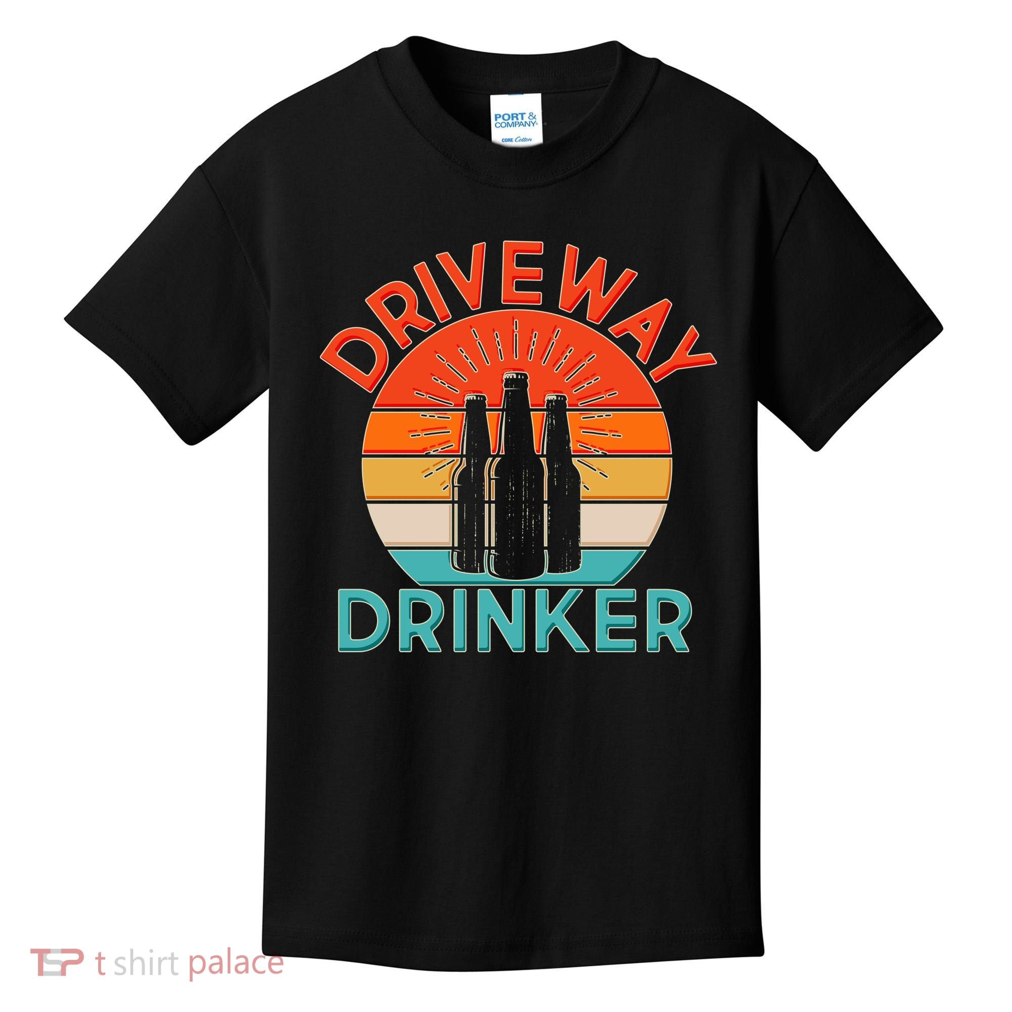 Driveway Drinker Retro Kids T-Shirt