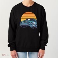 Driving In Sunset Retro Women's Sweatshirt thumb 0