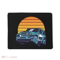 Driving In Sunset Retro Mousepad thumb 0