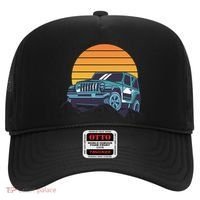 Driving In Sunset Retro Hat thumb 0