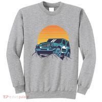 Driving In Sunset Retro Sweatshirt thumb 0