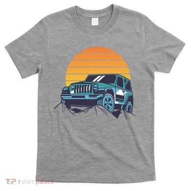 Driving In Sunset Retro T-Shirt