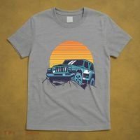 Driving In Sunset Retro T-Shirt thumb 5