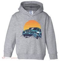 Driving In Sunset Retro Toddler Hoodie thumb 0