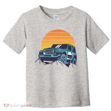 Driving In Sunset Retro Toddler T-Shirt