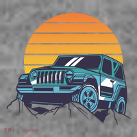 Driving In Sunset Retro Kids Long Sleeve Shirt thumb 2