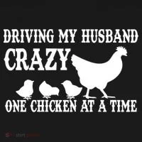 Driving My Husband Crazy One Chicken At A Time Doggie Tank thumb 4