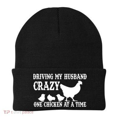 Driving My Husband Crazy One Chicken At A Time Beanie