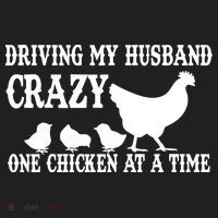 Driving My Husband Crazy One Chicken At A Time Beanie thumb 2