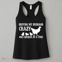 Driving My Husband Crazy One Chicken At A Time Women's Tank Top thumb 3