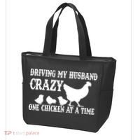 Driving My Husband Crazy One Chicken At A Time Tote Bag thumb 3
