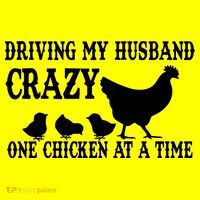 Driving My Husband Crazy One Chicken At A Time Kids Long Sleeve Shirt thumb 2