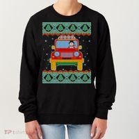 Driving Snowman Truck Ugly Christmas Sweater Women's Sweatshirt thumb 0