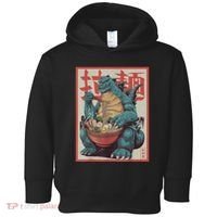 Dinosaur Ramen Japanese Art Graphic Kawaii Monster Anime Toddler Hoodie thumb 0
